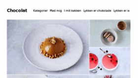 What Chocolat.dk website looked like in 2015 (9 years ago)