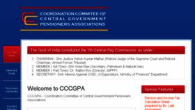 What Cccgpa.in website looked like in 2015 (9 years ago)