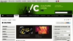 What Culture.lyon.fr website looked like in 2015 (9 years ago)