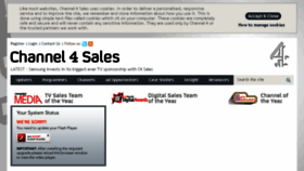 What Channel4sales.com website looked like in 2015 (9 years ago)