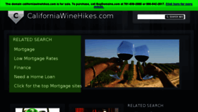 What Californiawinehikes.com website looked like in 2015 (9 years ago)