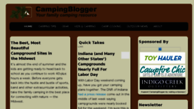 What Campingblogger.net website looked like in 2015 (9 years ago)