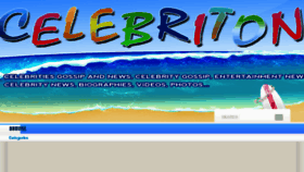 What Celebriton.com website looked like in 2015 (9 years ago)