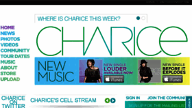 What Charicemusic.com website looked like in 2015 (9 years ago)