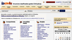 What Chihuahua.locanto.com.mx website looked like in 2015 (9 years ago)