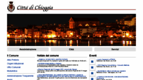 What Chioggia.org website looked like in 2015 (9 years ago)