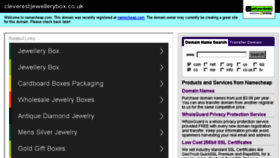 What Cleverestjewellerybox.co.uk website looked like in 2015 (9 years ago)