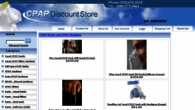 What Cpapdiscountstore.com website looked like in 2015 (9 years ago)