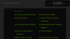 What Currencyscalper.com website looked like in 2015 (9 years ago)