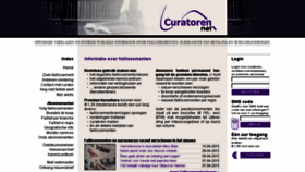 What Curatorennet.nl website looked like in 2015 (9 years ago)