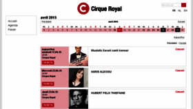 What Cirque-royal.org website looked like in 2015 (9 years ago)