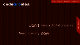 What Codeuridea.com website looked like in 2015 (9 years ago)
