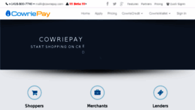 What Cowriepay.com website looked like in 2015 (9 years ago)