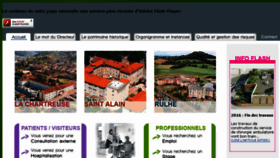 What Ch-villefranche-rouergue.fr website looked like in 2015 (9 years ago)