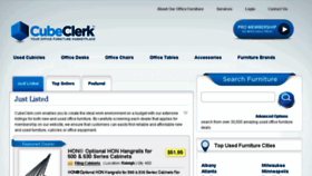 What Cubeclerk.com website looked like in 2015 (9 years ago)