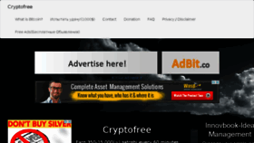 What Cryptofree.info website looked like in 2015 (8 years ago)