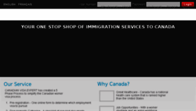 What Canadianvisaexpert.net website looked like in 2015 (9 years ago)