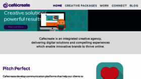 What Cafecreate.com website looked like in 2015 (9 years ago)