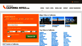 What Californiahotels.com website looked like in 2015 (8 years ago)