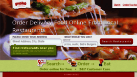 What Campusfood.com website looked like in 2015 (8 years ago)