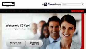 What C3card.com website looked like in 2015 (8 years ago)