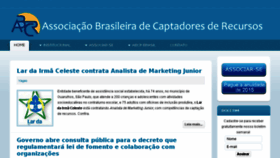 What Captacao.org website looked like in 2015 (8 years ago)