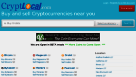What Cryptlocal.com website looked like in 2015 (9 years ago)