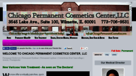 What Chicagopermanentcosmetics.com website looked like in 2015 (8 years ago)