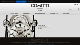 What Comitti.com website looked like in 2015 (8 years ago)