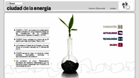 What Ciuden.es website looked like in 2015 (10 years ago)