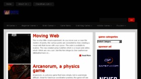 What Classbraingames.com website looked like in 2015 (8 years ago)