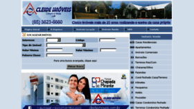 What Cleideimoveis.com.br website looked like in 2015 (8 years ago)