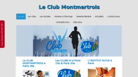 What Club-montmartrois.fr website looked like in 2015 (8 years ago)