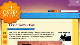 What Cuteoverload.com website looked like in 2015 (10 years ago)