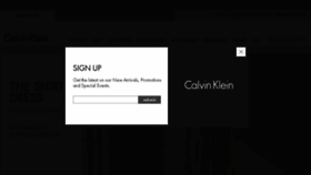 What Calvinclein.com website looked like in 2015 (8 years ago)
