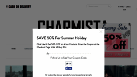 What Charmista.com website looked like in 2015 (8 years ago)