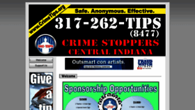 What Crimetips.org website looked like in 2015 (8 years ago)