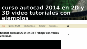 What Curso-autocad.es website looked like in 2015 (8 years ago)
