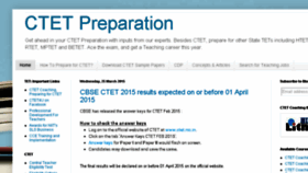 What Ctetpreparation.com website looked like in 2015 (8 years ago)