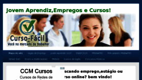What Curso-facil.net website looked like in 2015 (8 years ago)