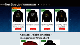 What Customizetshirtprinting.com website looked like in 2015 (8 years ago)