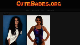 What Cutebabes.org website looked like in 2015 (8 years ago)