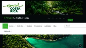 What Costaricaviajes.cr website looked like in 2015 (8 years ago)