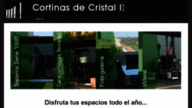 What Cortinasdecristal.mx website looked like in 2015 (8 years ago)