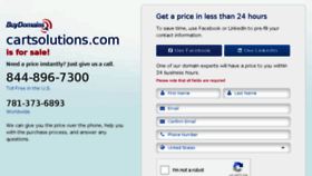 What Cartsolutions.com website looked like in 2015 (8 years ago)