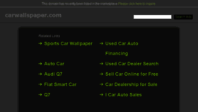 What Carwallspaper.com website looked like in 2015 (8 years ago)