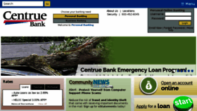What Centrue.com website looked like in 2015 (8 years ago)