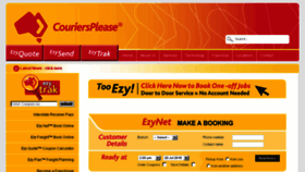 What Couriersplease.com.au website looked like in 2015 (8 years ago)