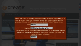 What Createtv.tv website looked like in 2015 (11 years ago)