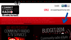 What Committocommunityradio.org.au website looked like in 2015 (8 years ago)